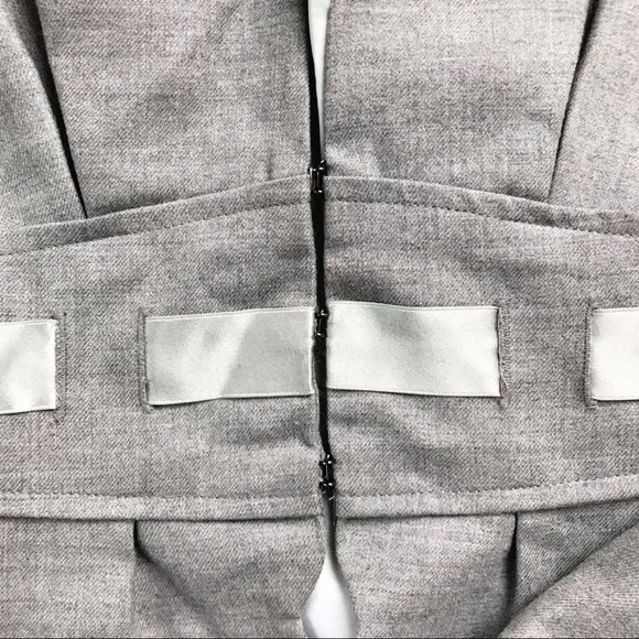 Rebecca Taylor Scalloped Grey Blazer